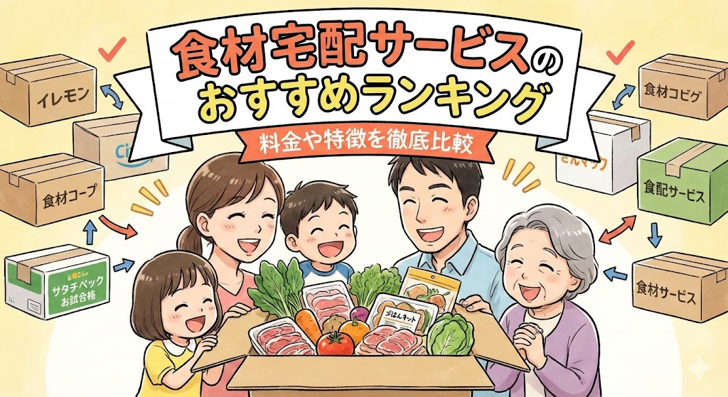 【2026年】食材宅配サービスのおすすめ比較ランキング