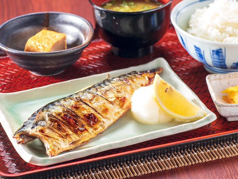 焼きさば定食